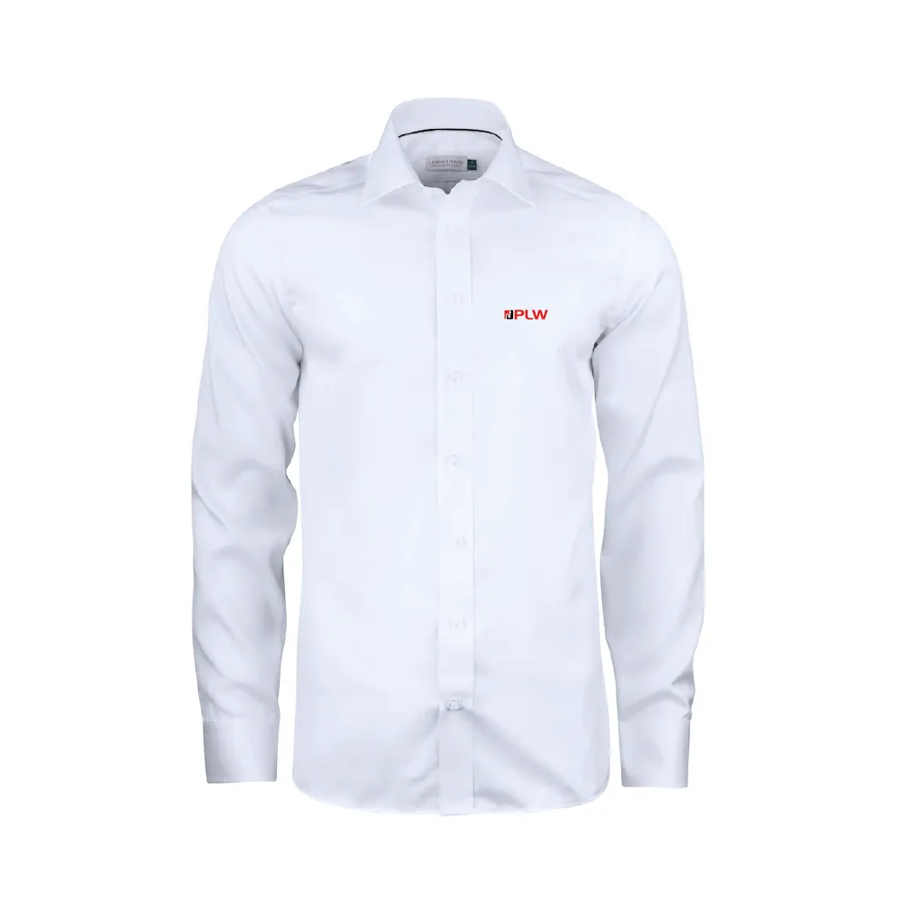 J.H&F Green Bow 01 Regular fit shirt White