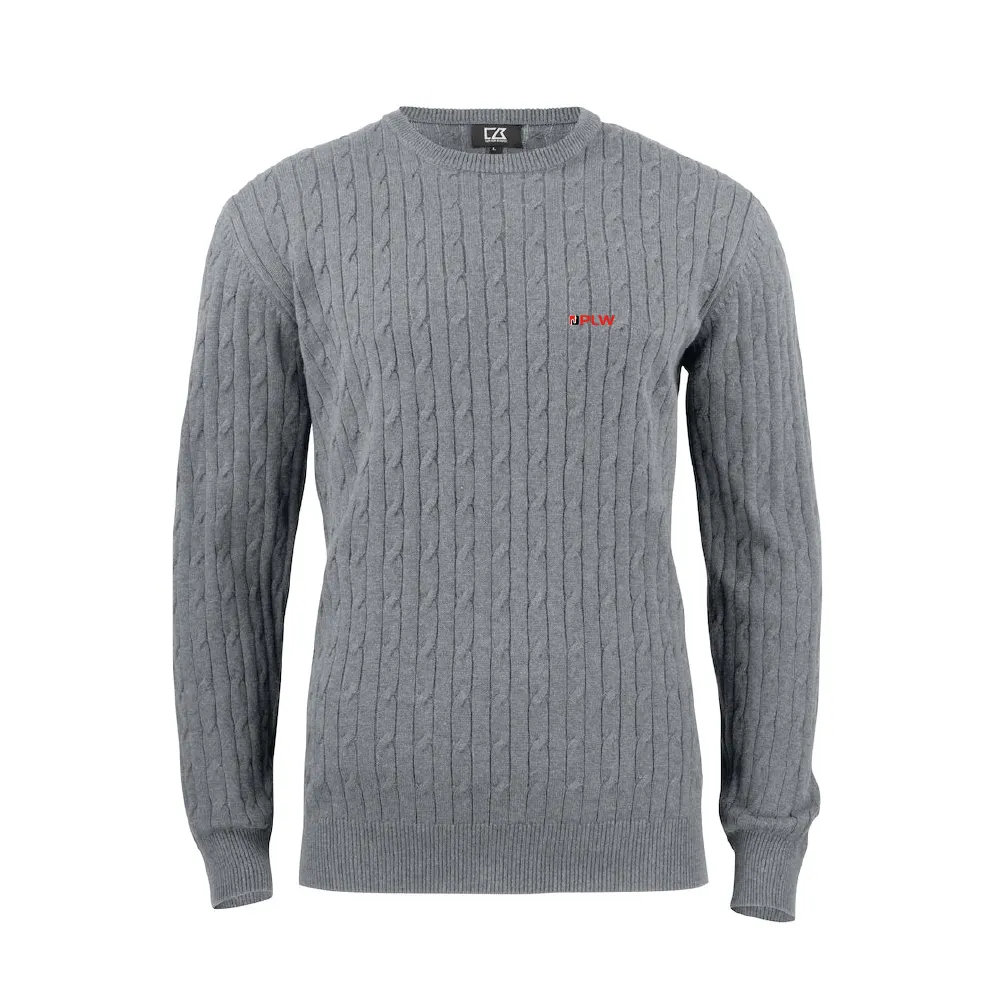 Blakely Knitted Sweater Men Grey Mel