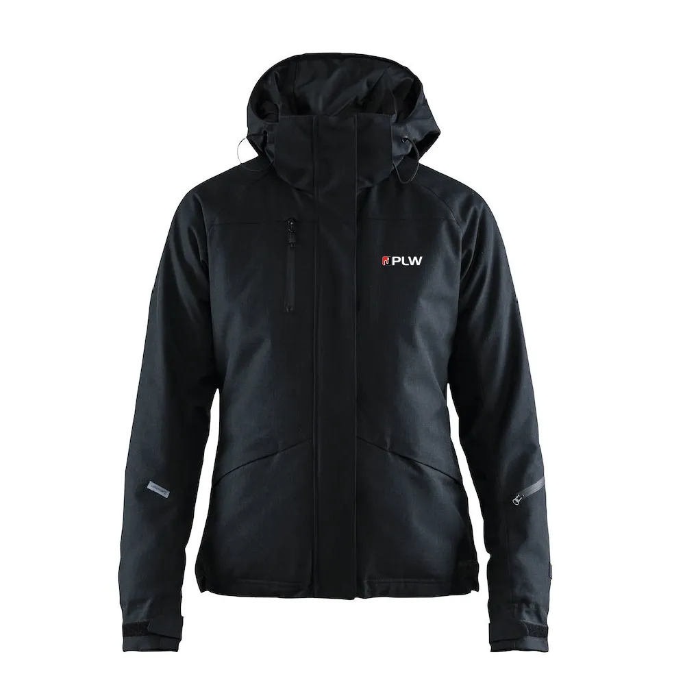 MOUNTAIN PADDED JKT W BLACK MELANG